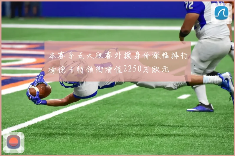 本赛季五大联赛外援身价涨幅排行榜德卡特领衔增值2250万欧元